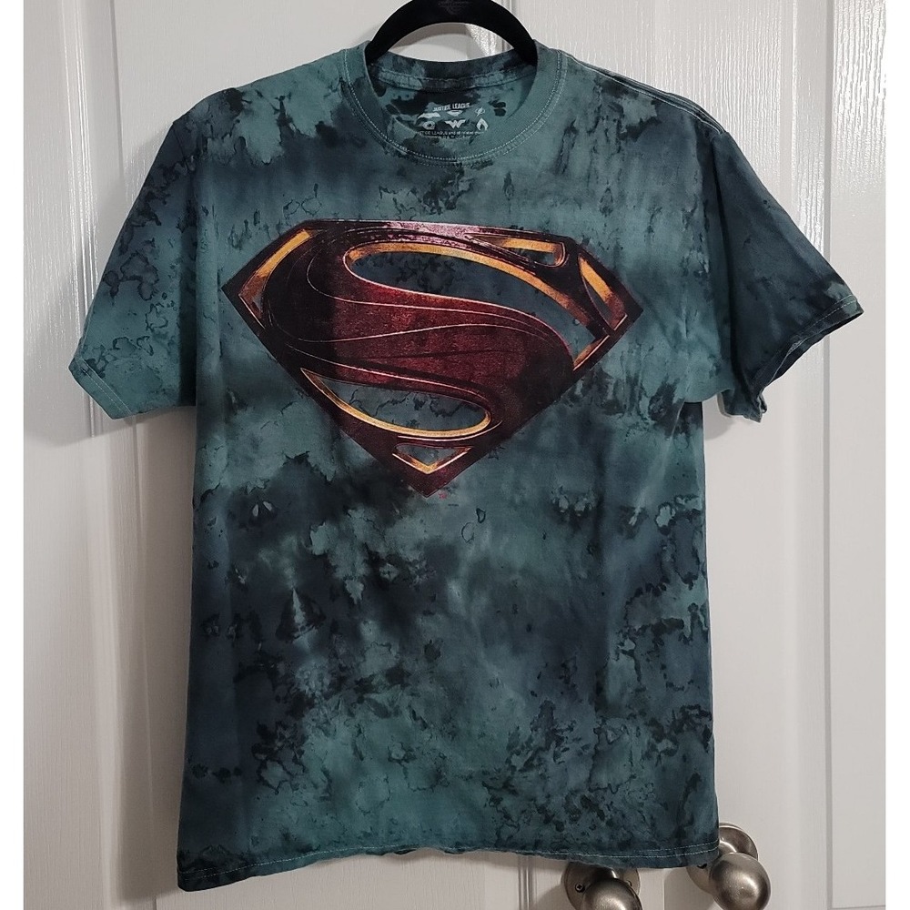 Justice League Superman Tie-Dye T-Shirt size‎ Medium